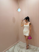 Mini dress bustino