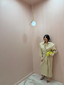 Dress a portafoglio beige