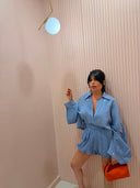 Coordinato ballon baby azzurro