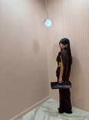 Dress arcade marrone