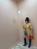 Blazer mood Zar* mezza manica beige