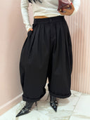 Pantalone ballon 7/8 nero