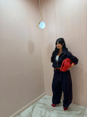 Coordinato red and blue