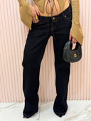 Jeans vita bassa lavaggio scuro