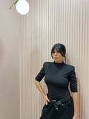 Body spallina imbottita nero