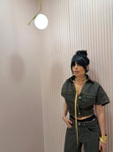 Coordinate denim vintage