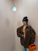 Camicia marrone over
