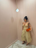 Top bustino beige