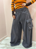 Pantalone Tuta Felpato Grigio Antracite