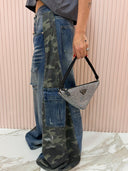 Denim cargo oversize mimetico