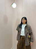 Camicia quadri grigia