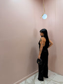 Gilet satin nero