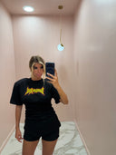 T-shirt barock nera