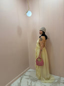 Dress Rouches giallo