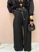 Pantalone palazzo nero