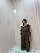 Coordinato Tuta Peluche Choco