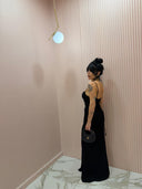Dress con spacco black