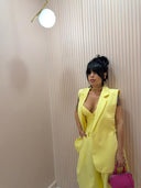 Coordinato classy giallo