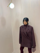 Giacca Blazer Bordeaux