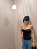 Bustino satin black