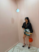Camicia velata nera