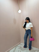 Jeans skinny dettaglio Swarovski