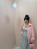 Giubbino K way style rosa
