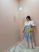 Maxi dress Zimm* style turchese
