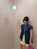 Blazer smanicato mood Zar* blu