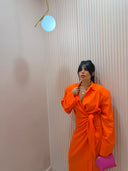 Dress a portafoglio arancio