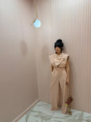 Jumpsuit Safari cipria
