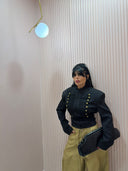 Blazer napoleonico nero