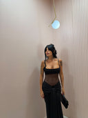 Maxi dress trasparenze