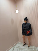 Dress chemisier pois nero