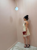 Mini dress pois healter