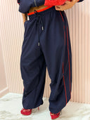 Coordinato red and blue