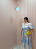 Maxi dress Zimm* style turchese