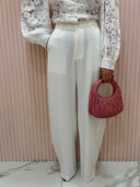 Pantalone classico bianco