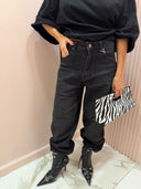 Jeans nero regular fit