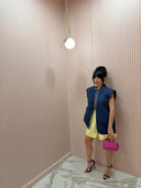 Blazer smanicato mood Zar* blu