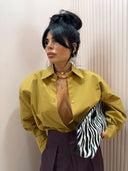 Camicia spallina senape