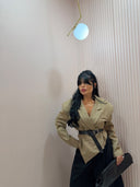 Blazer trasversal camel