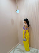 Pantalone fiocco giallo