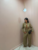 Coordinato “suits me” verde