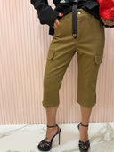 Pantalone cargo Capri beige