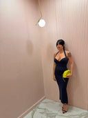 Dress tubino blu