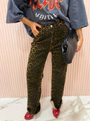 Jeans animalier dark