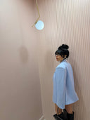Blazer mood Zar* gessato cielo