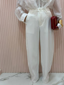 Pantalone classico bianco