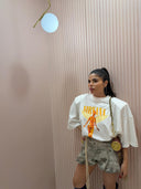 T-shirt Barock “Nirvana” bianca